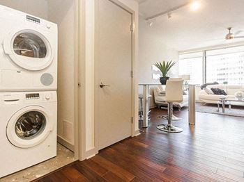 Ventless full size washer / dryer in every apartment